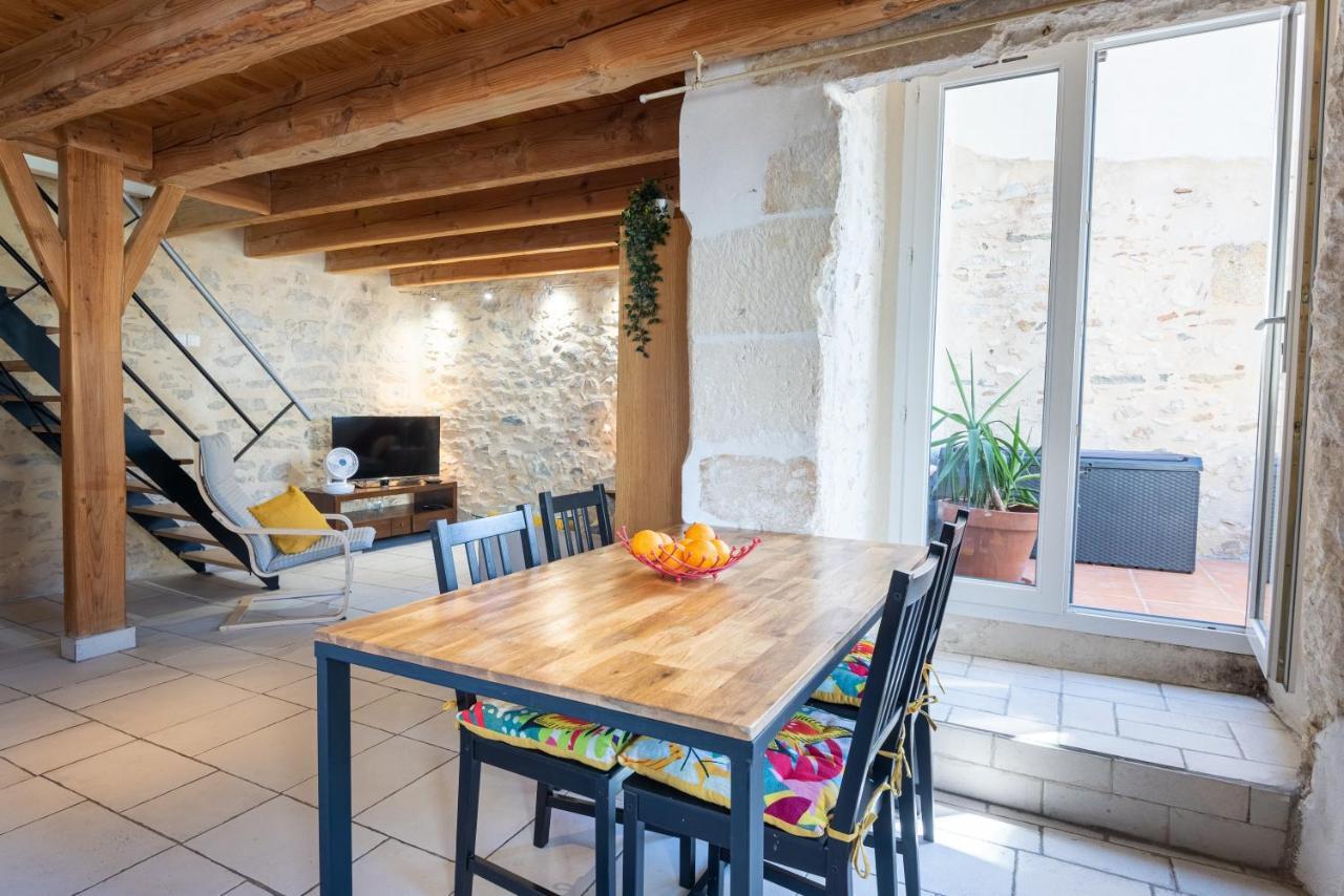 님 Le Pandora, Proche Tour Magne, Parking Et Terrasse 아파트 외부 사진